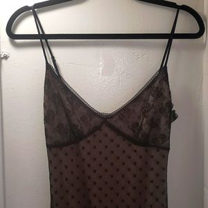 Black betsey johnson lace dress